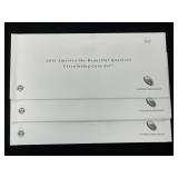 (3) 2011 AMERICA/BEAUTIFUL QUARTERS CIRCULATING