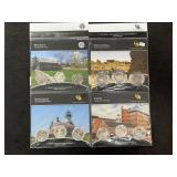 (4) AMERICA THE BEAUTIFUL QUARTERS 3-COIN SETS -