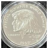 1995 SPECIAL OLYMPICS WORLD GAMES PROOF SILVER