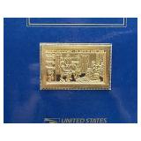 2002 USPS 24-KARAT LAYERED .999 FINE SILVER STAMP
