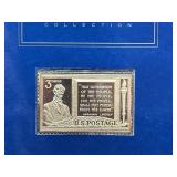 2002 USPS 24-KARAT LAYERED .999 FINE SILVER STAMP