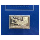 2002 USPS 24-KARAT LAYERED .999 FINE SILVER STAMP