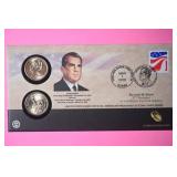 (5) PRESIDENTIAL $1 COIN COVERS - MINT SEALED -