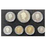 1998 NEW ZEALAND PROOF SET FEATURING THE ALBATROSS