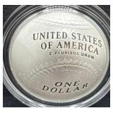 2014 NATIONAL BASEBALL HALL OF FAME PROOF SILVER