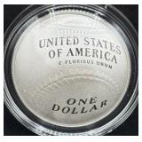 2014 NATIONAL BASEBALL HALL OF FAME PROOF SILVER