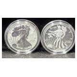 2013 AMERICAN EAGLE WEST POINT 2-COIN SILVER SET