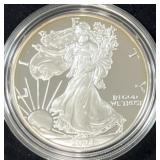 2004-W PROOF SILVER EAGLE - BOX AND COA