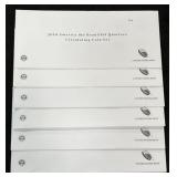 (6) AMERICA THE BEAUTIFUL QUARTERS CIRCULATING