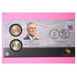 (2) PRESIDENTIAL $1 COIN COVERS - MINT SEALED -