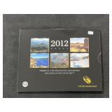 2012 AMERICA THE BEAUTIFUL QUARTERS UNC COIN SET