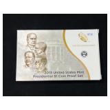 2013 U.S. MINT PRESIDENTIAL DOLLAR PROOF SET -