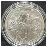 2004 LEWIS & CLARK BICENTENNIAL UNC SILVER DOLLAR