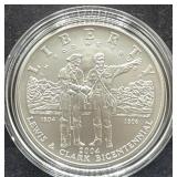 2004 LEWIS & CLARK BICENTENNIAL UNC SILVER DOLLAR