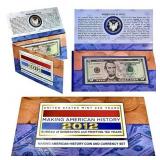 2012 MAKING AMERICAN HISTORY COIN & CURRENCY SET