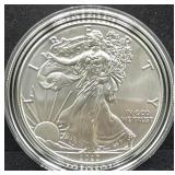 2020 UNC SILVER EAGLE - BOX AND COA