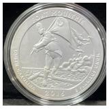2016 AMERICA THE BEAUTIFUL 5 OZ UNC SILVER COIN