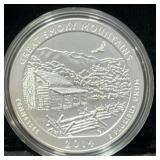 2014 AMERICA THE BEAUTIFUL 5 OZ UNC SILVER COIN
