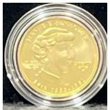 2015 FIRST SPOUSE GOLD UNC COIN - "MAMIE