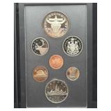 1982 CANADA PROOF SET W/SILVER & NICKEL DOLLARS