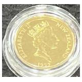 1997 NEW ZEALAND $10 BRILLIANT UNC COIN -