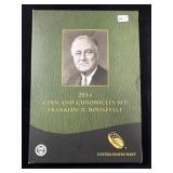 2014 FRANKLIN D. ROOSEVELT COIN & CHRONICLES SET -