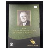 2014 FRANKLIN D. ROOSEVELT COIN & CHRONICLES SET -