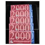 (5) 2000-P & D UNC COIN SETS
