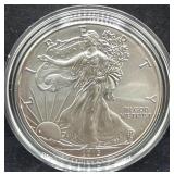 2013 UNC SILVER EAGLE W/BOX AND COA
