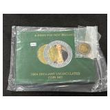 1994 NEW ZEALAND BU COIN SET & PROOF COIN SET -