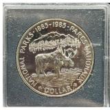 1985 CANADA "MOOSE" UNC DOLLAR COIN