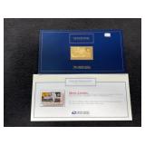 2022 USPS 24K GOLD LAYERED .999 FINE SILVER STAMP