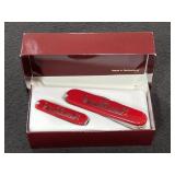 100TH ANNIVERSARY VICTORINOX SWISS ARMY KNIFE SET