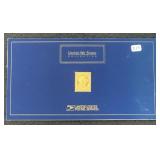 2022 USPS 24K GOLD LAYERED .999 FINE SILVER STAMP