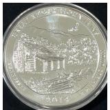 2014 AMERICA THE BEAUTIFUL 5 OZ UNC SILVER COIN -