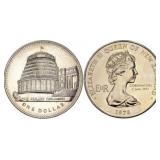 1978 NEW ZEALAND UNC $1 CORONATION ANNIVERSARY