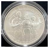 2014 CIVIL RIGHTS ACT OF 1964 UNC SILVER DOLLAR -