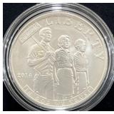 2014 CIVIL RIGHTS ACT OF 1964 UNC SILVER DOLLAR -