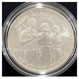 2014 CIVIL RIGHTS ACT OF 1964 UNC SILVER DOLLAR -