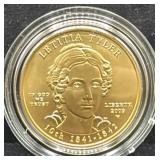 2009 "LETITIA TYLER" FIRST SPOUSE GOLD UNC COIN