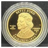 2016 "BETTY FORD" FIRST SPOUSE GOLD PROOF COIN -