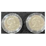 (2) 1999 SUSAN B. ANTHONY PROOF DOLLARS -
