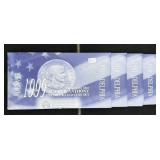 (4) 1999 SUSAN B. ANTHONY UNC COIN SETS -