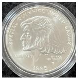 1995 SPECIAL OLYMPICS WORLD GAMES UNC SILVER