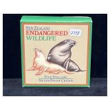 1993 NEW ZEALAND ENDANGERED WILDLIFE $5 PROOF