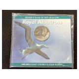 1998 NEW ZEALAND "ROYAL ALBATROSS" BU COIN SET &