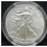 2013 UNC SILVER EAGLE W/BOX AND COA