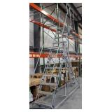 ULINE Aluminum Rolling Ladder