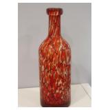 At Home Hand Blown Decorative Glass Bottle