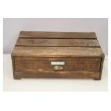 Threshold Wooden Crate Style Stand w/ Drawer